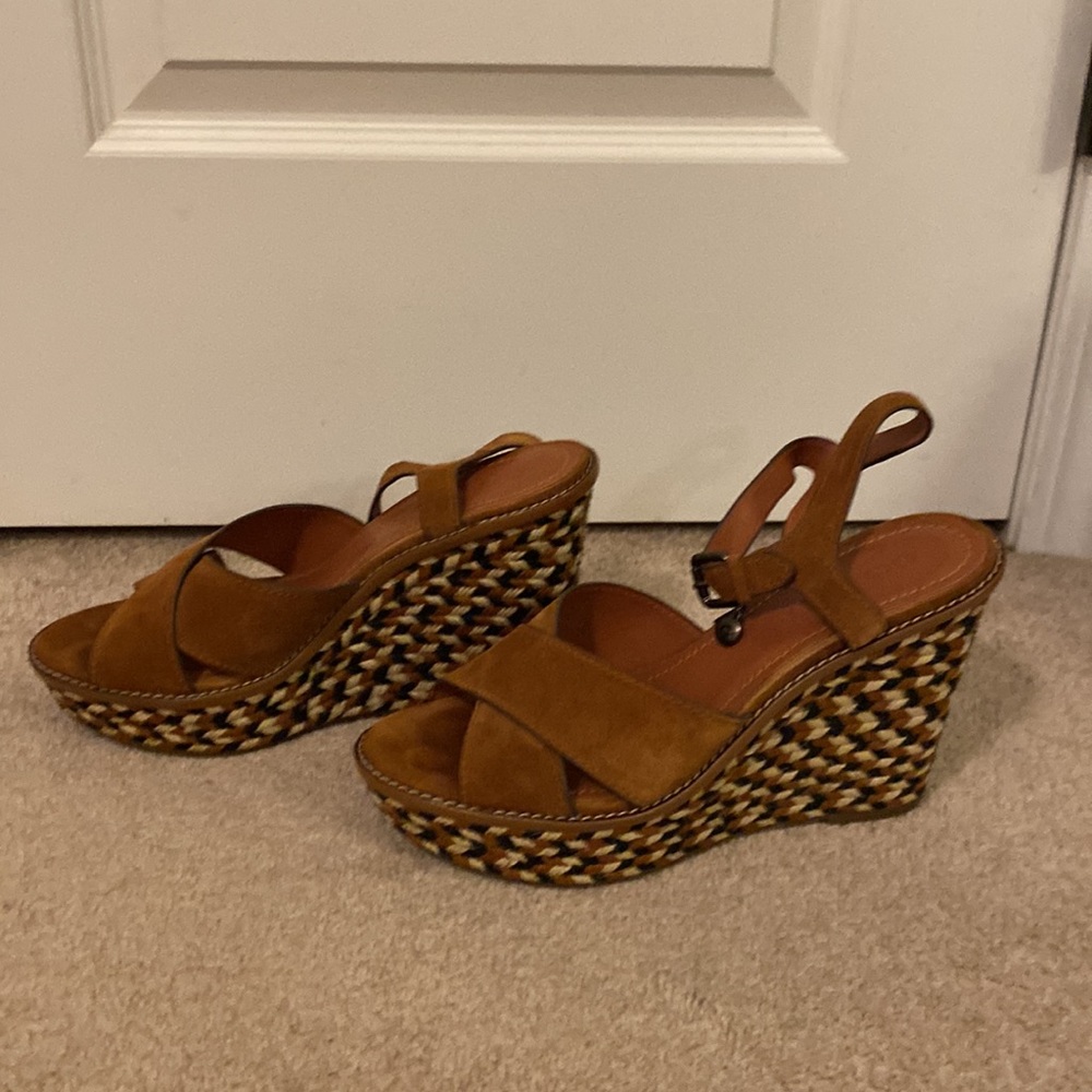 Coach Wedge Heeled Sandals